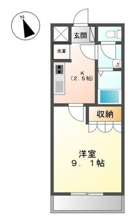 野里駅 徒歩5分 1階の物件間取画像